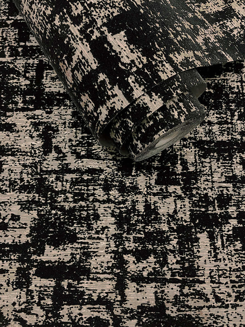 Brindle Flock Wallpaper by Holden (Khalili Collection)
