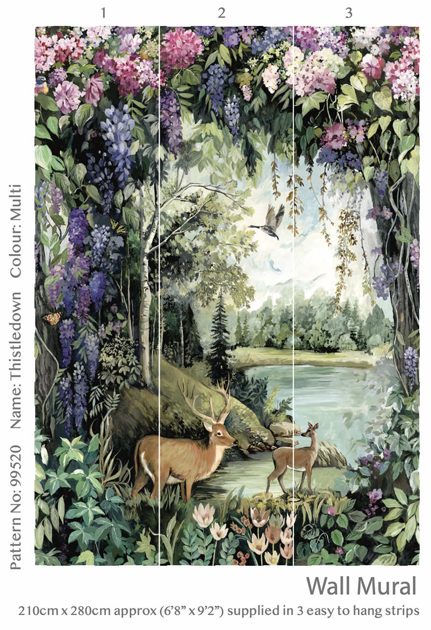 Thistledown Wallpaper Mural by Holden Decor