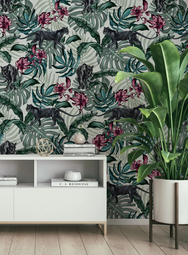 Jungle Panther Wallpaper by Graduate Collection