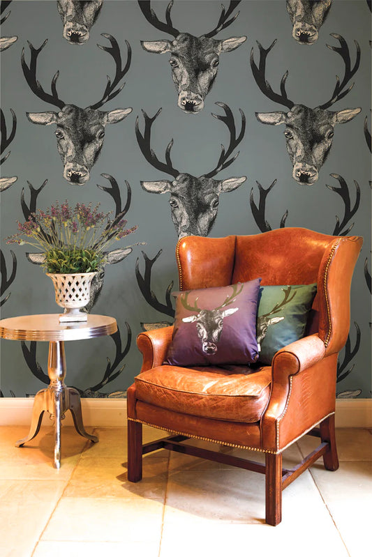 Stag Wallpaper (Large Scale) by Graduate Collection