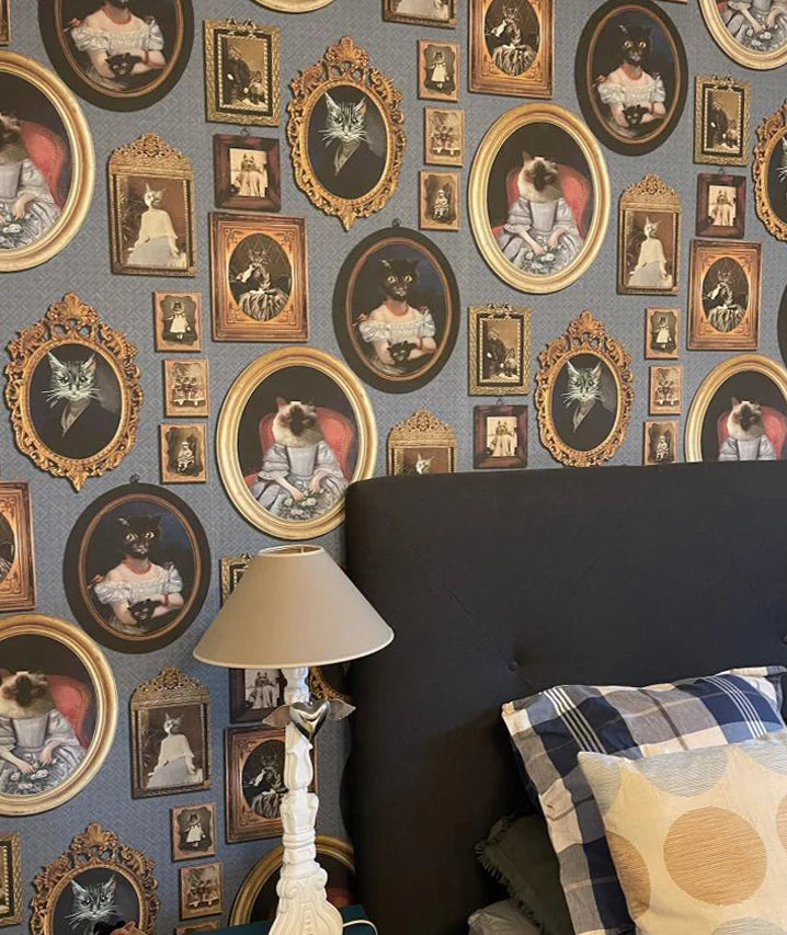 A Cavalcade of Cats Wallpaper by Graduate Collection