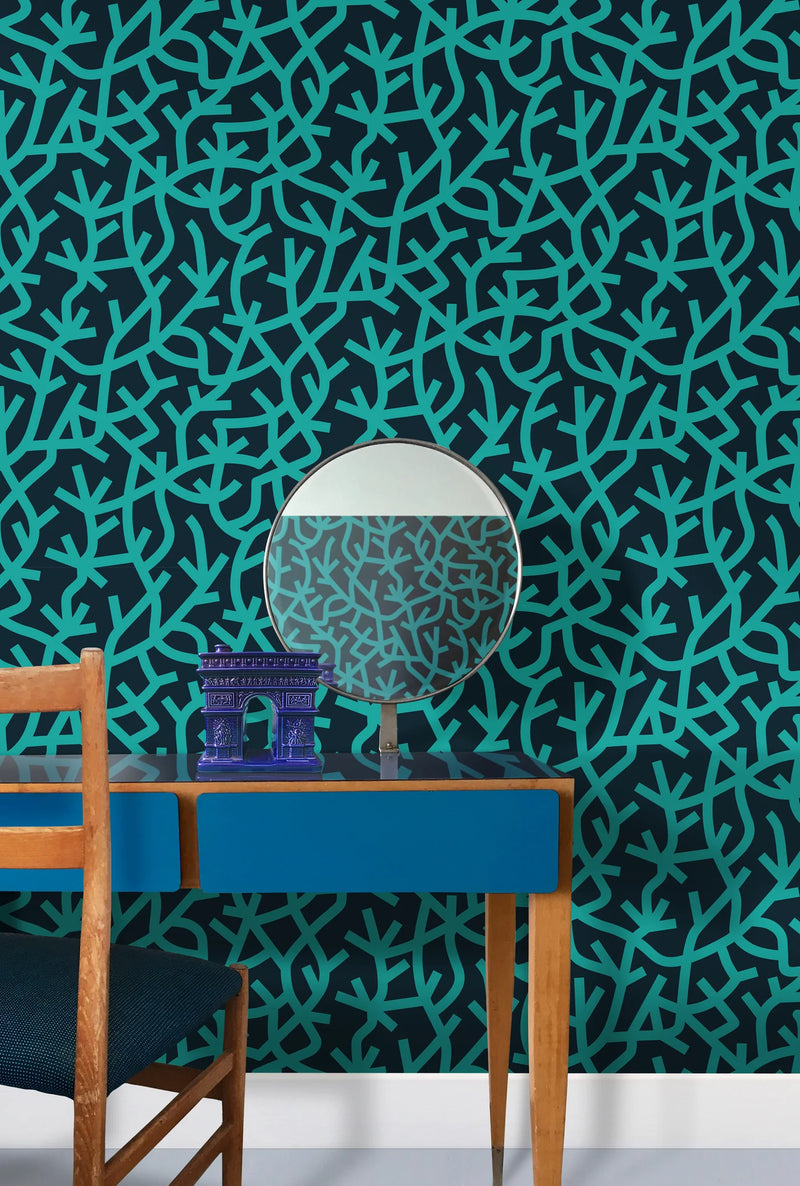 A Forest Wallpaper by Mini Moderns