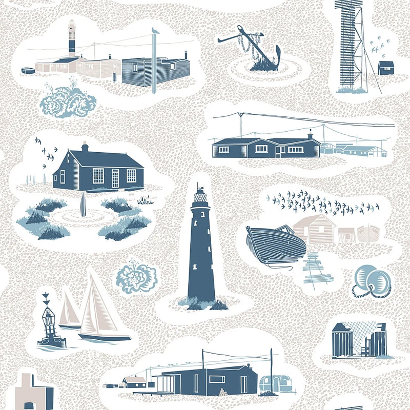 Dungeness Wallpaper by Mini Moderns