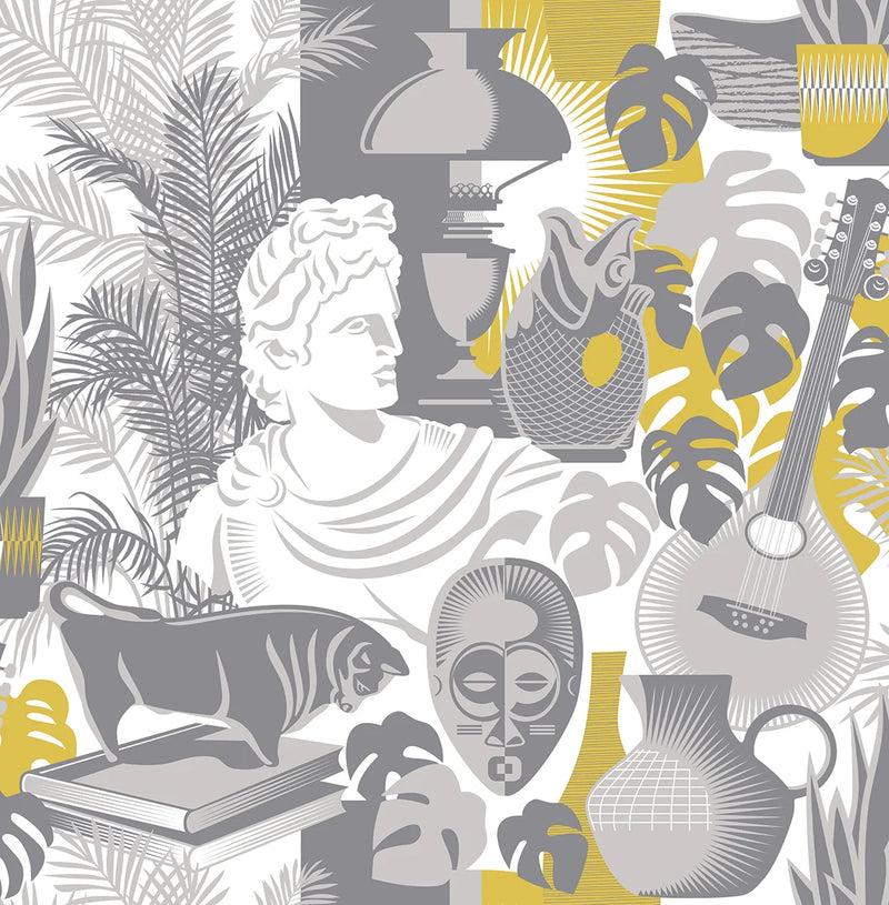 Art Room Wallpaper by Mini Moderns