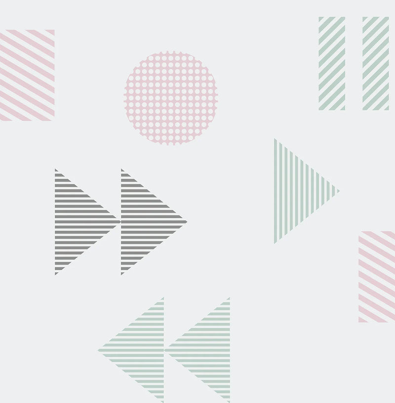 Play/Record Wallpaper by Mini Moderns