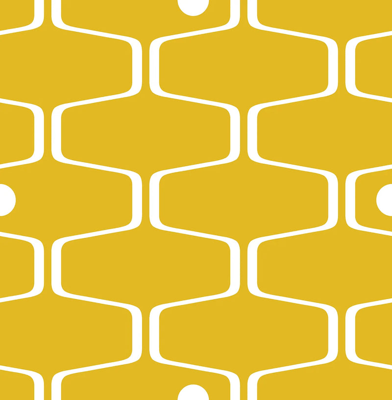 Net and Ball Wallpaper by Mini Moderns
