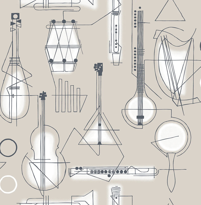 Concert Wallpaper by Mini Moderns