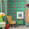 Alice Green Wallpaper by Olenka Design