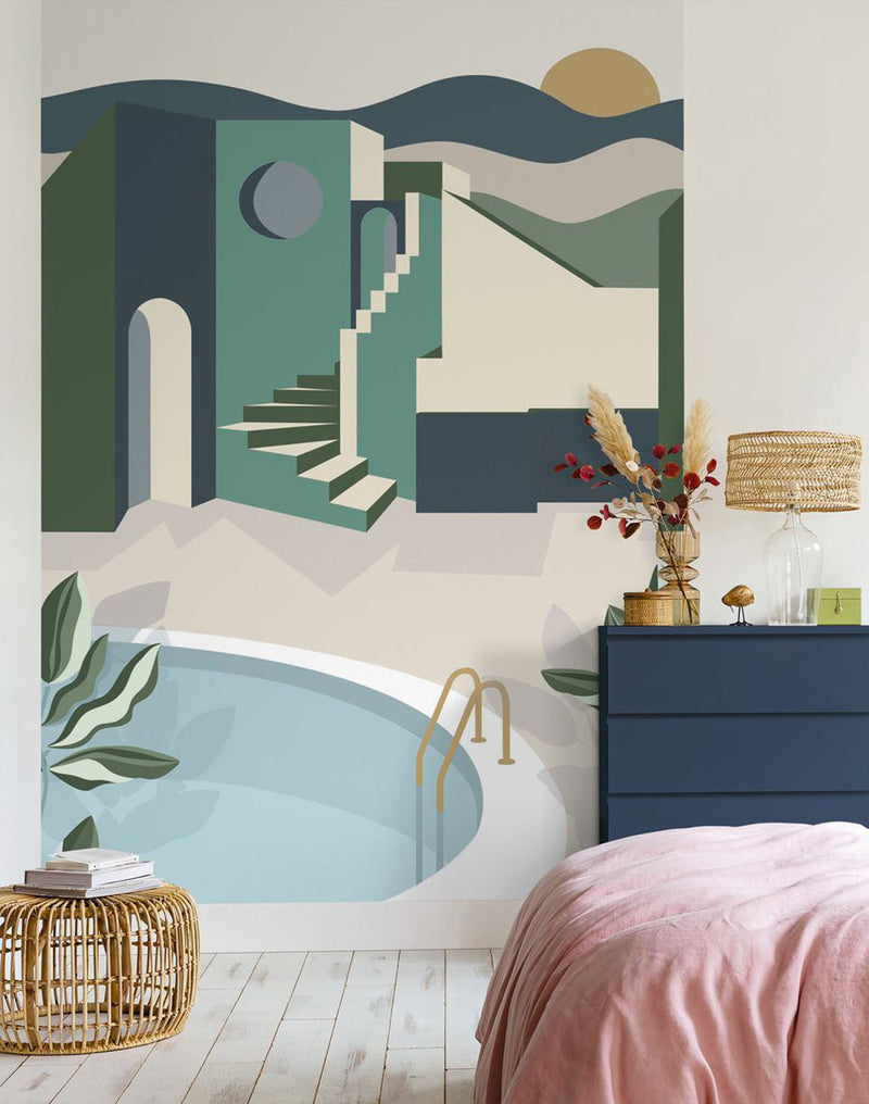 Labyrinth Archways Wall Panel by Casadeco