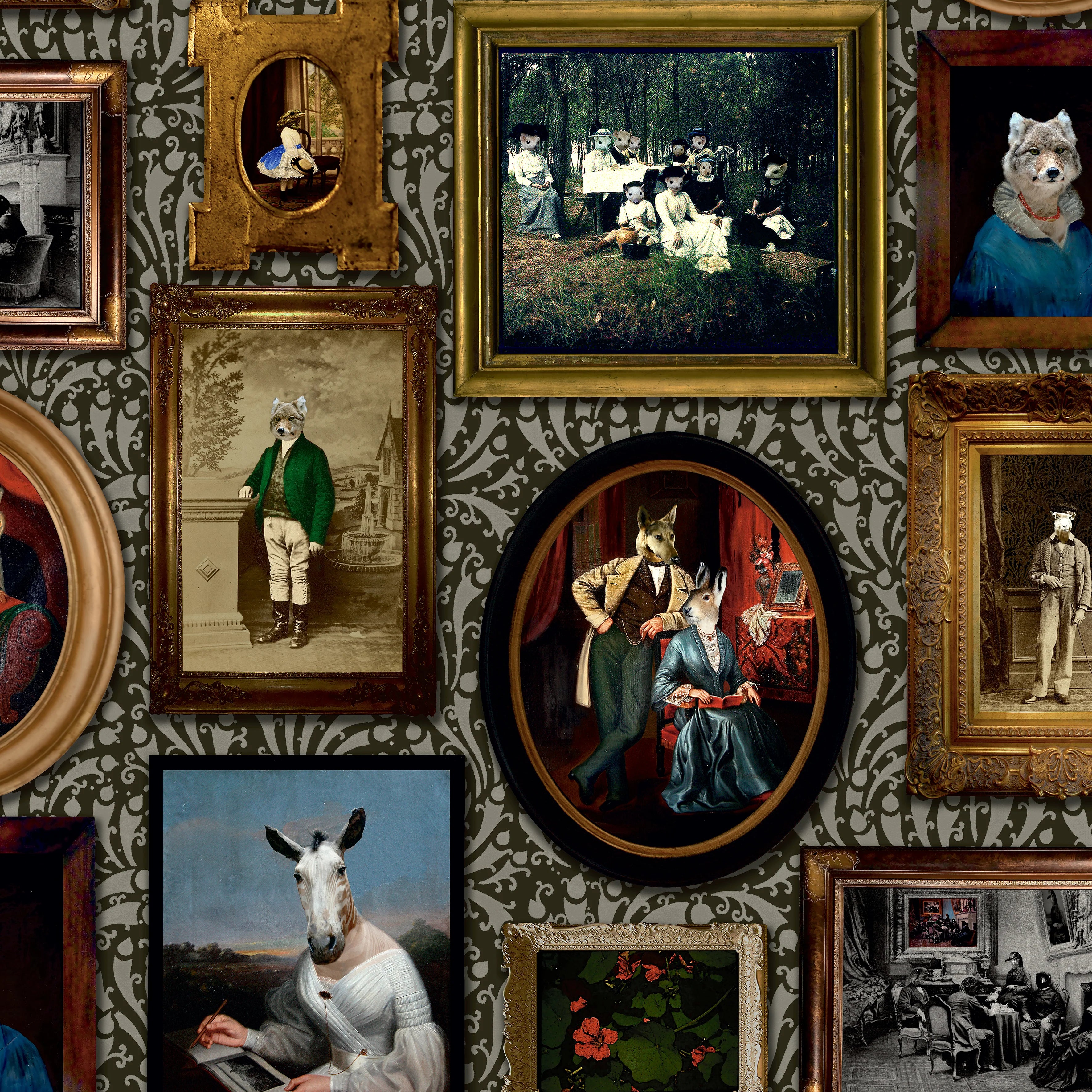 At the Art Gallery Wallpaper by Graduate Collection