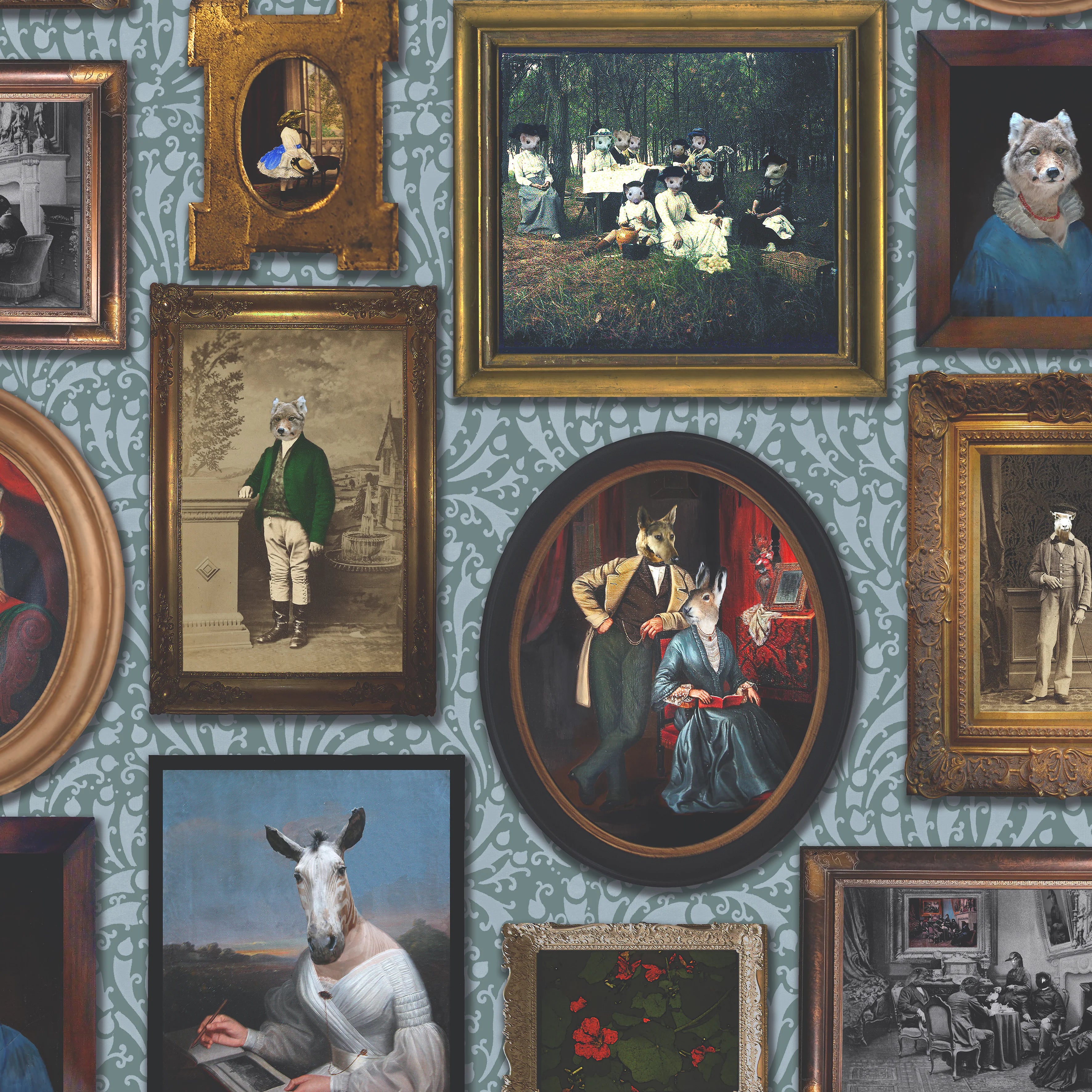 At the Art Gallery Wallpaper by Graduate Collection