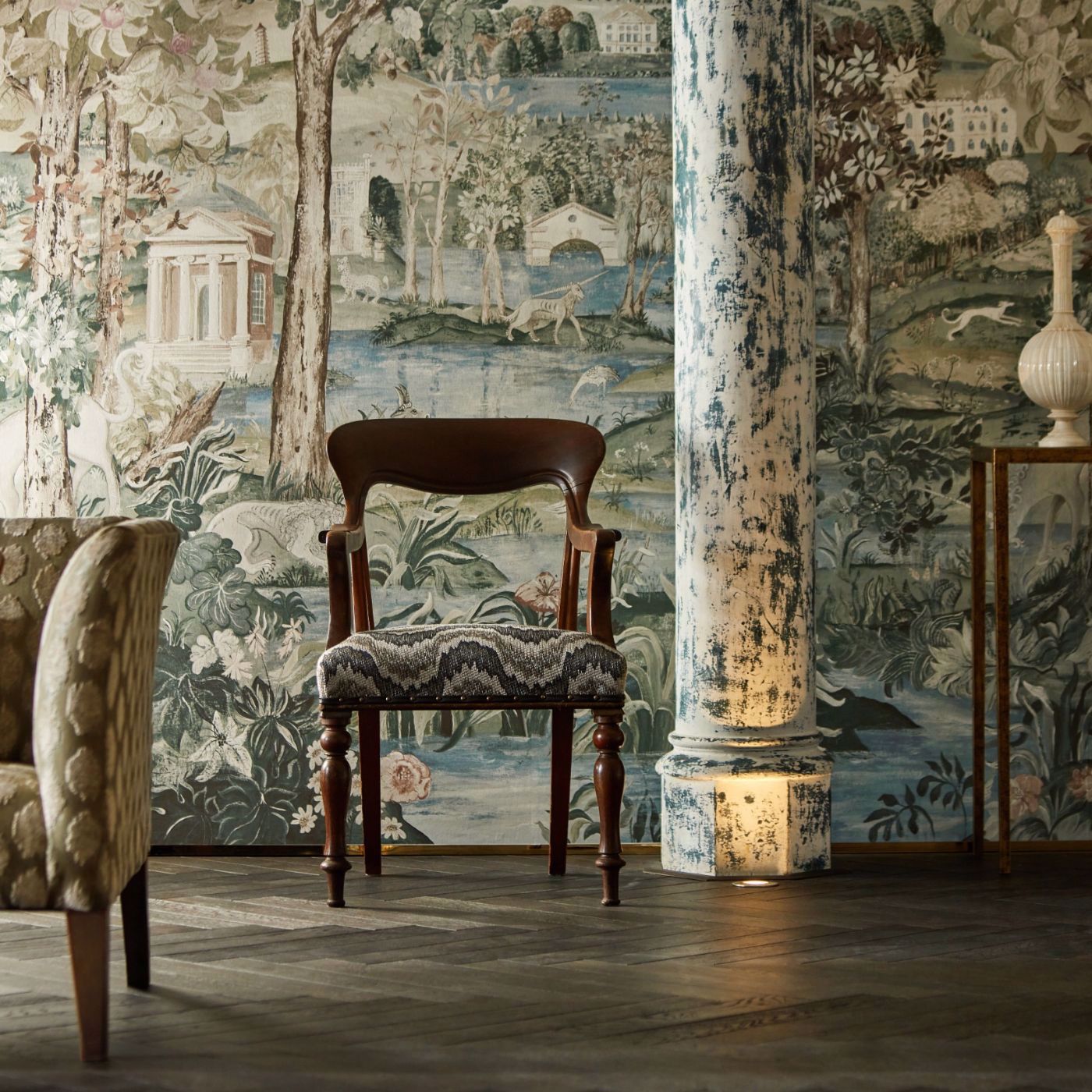 Arcadian Thames Wallpaper by Zoffany