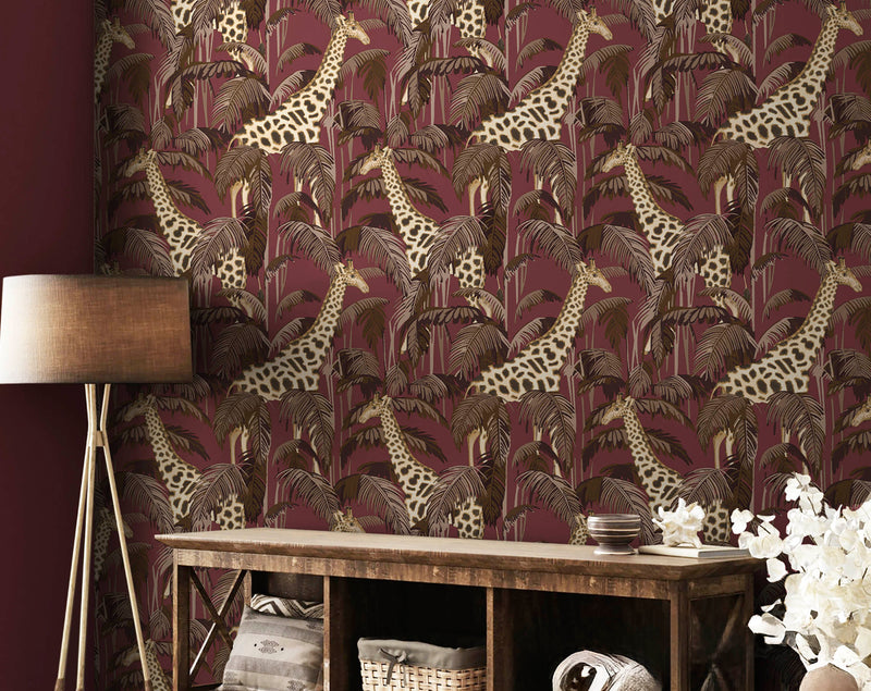 Giraffe Wallpaper by Christiana Masi