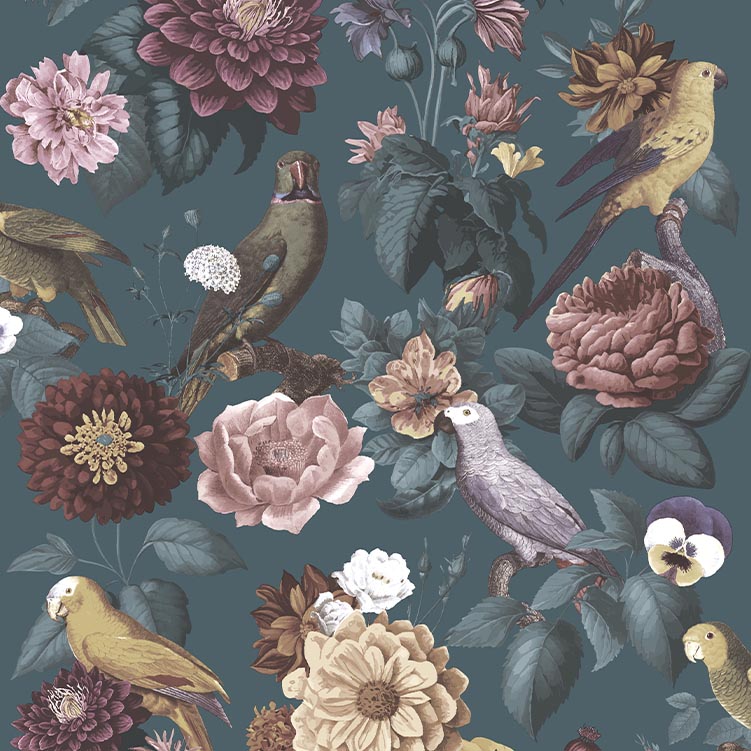 Parrottini Wallpaper by Cristiana Masi