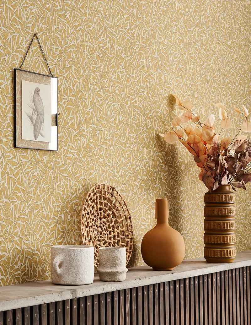Bambu Leaf Wallpaper by Casadeco