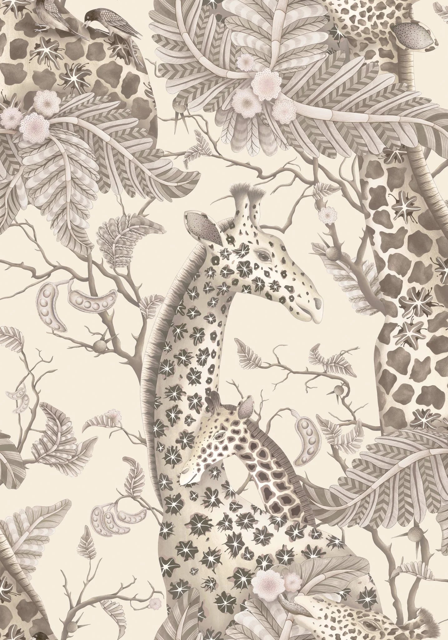 Royal Giraffe Wallpaper by Cole & Son
