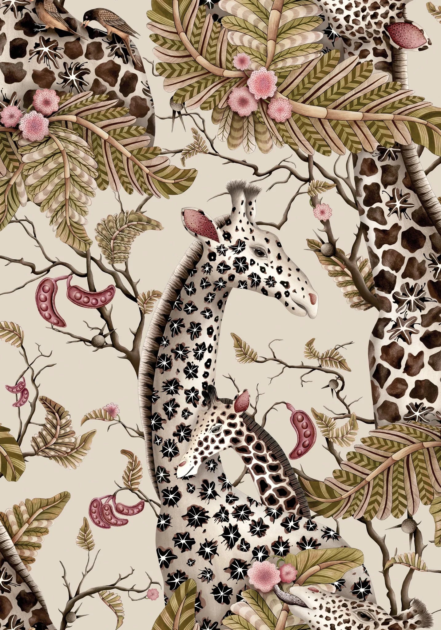 Royal Giraffe Wallpaper by Cole & Son
