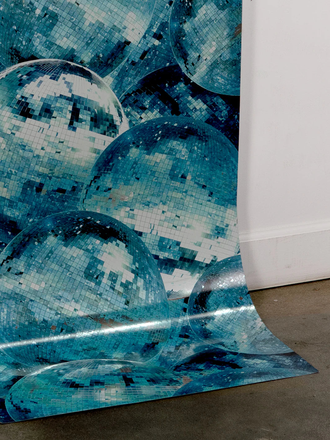 Barbie Disco Ball Wallpaper on Silver Mylar - Barbie Movie Collection