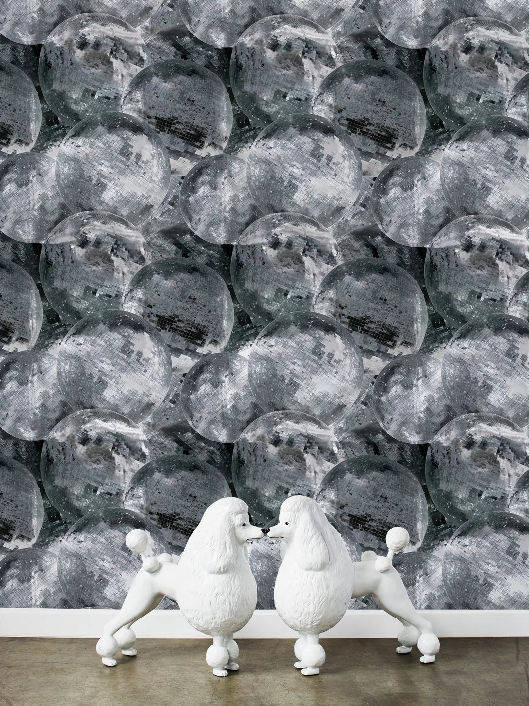 Barbie Disco Ball Wallpaper on Silver Mylar - Barbie Movie Collection