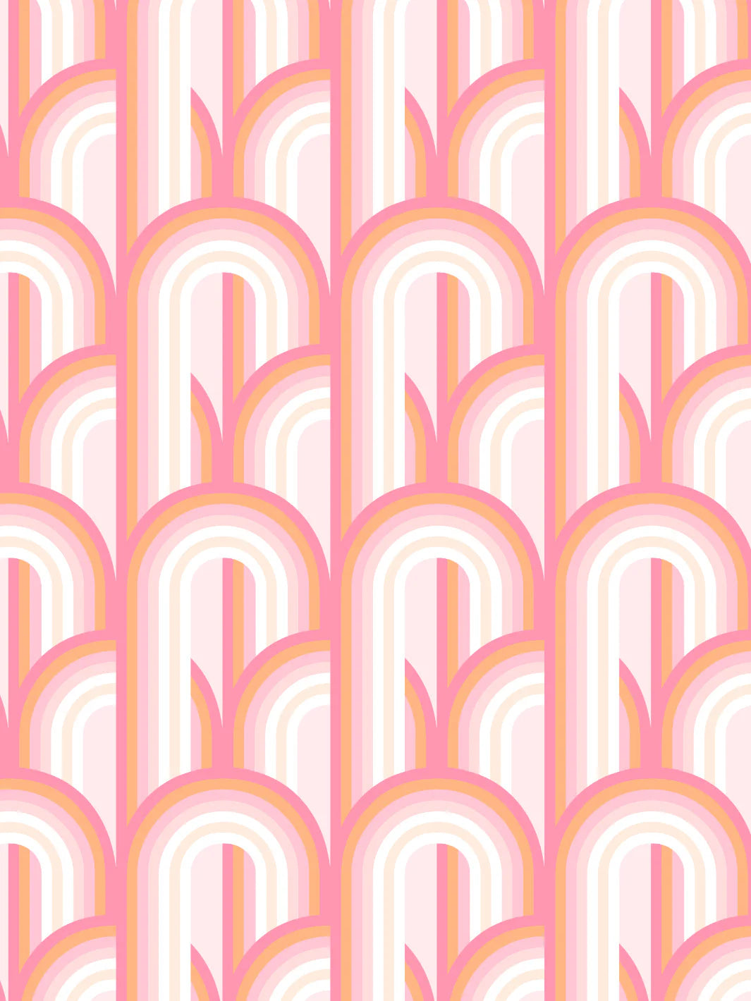 Barbie Dream House Arch Wallpaper