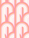 Barbie Dream House Arch Wallpaper