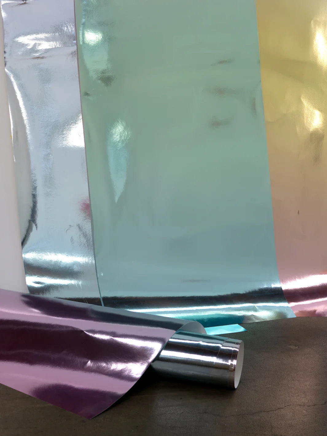 Barbie Land Ombre on Silver Mylar - Barbie Movie Collection