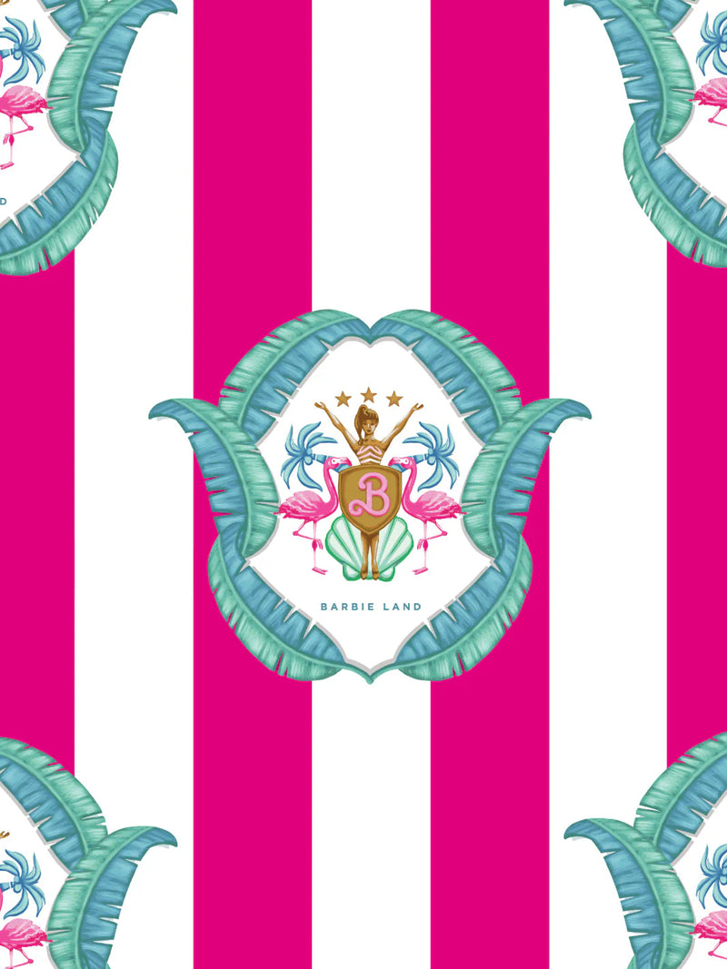 Barbie™ Land Seal Wallpaper by Barbie™ - 219 Pink