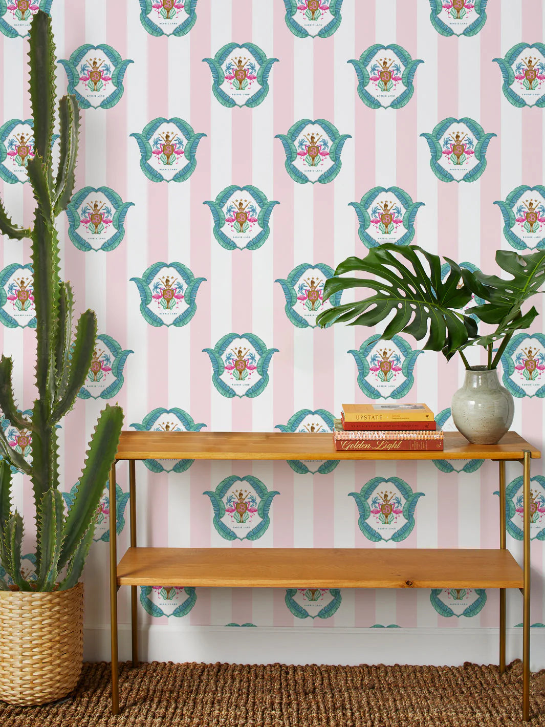 Barbie™ Land Seal Wallpaper by Barbie™ - 219 Pink