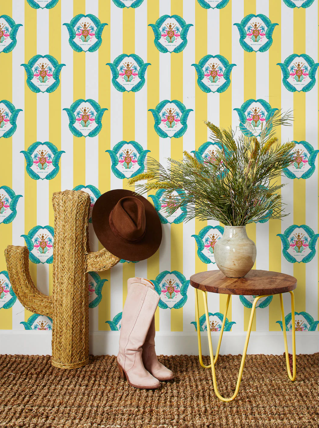 Barbie™ Land Seal Wallpaper by Barbie™ - 219 Pink