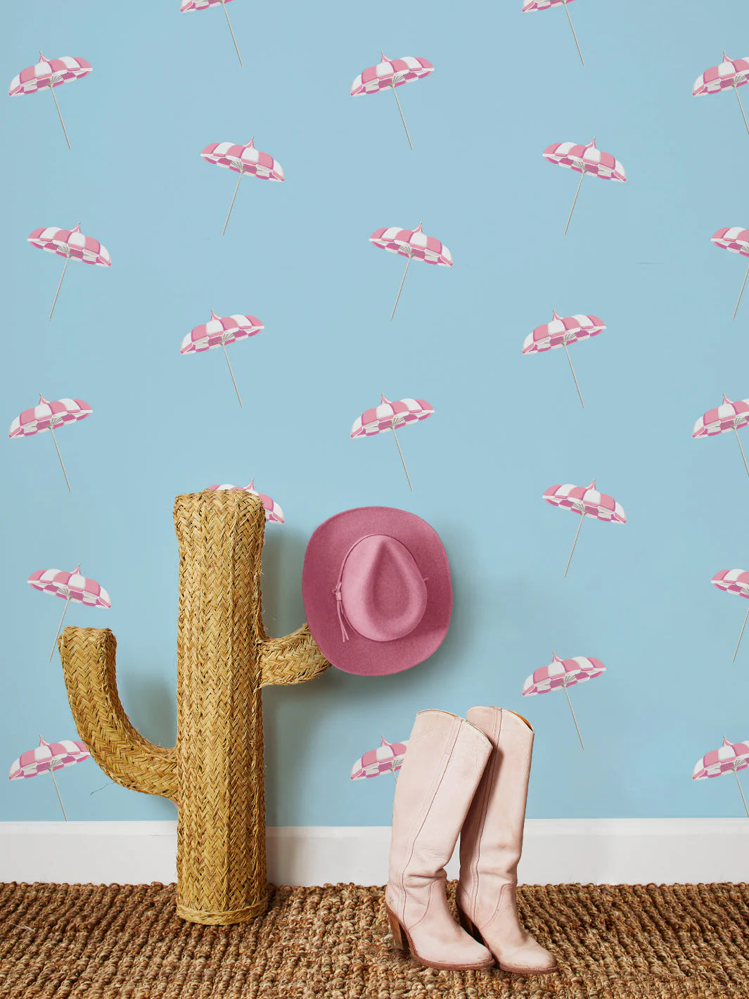 Barbie Land Umbrella Wallpaper -Barbie Movie Collection