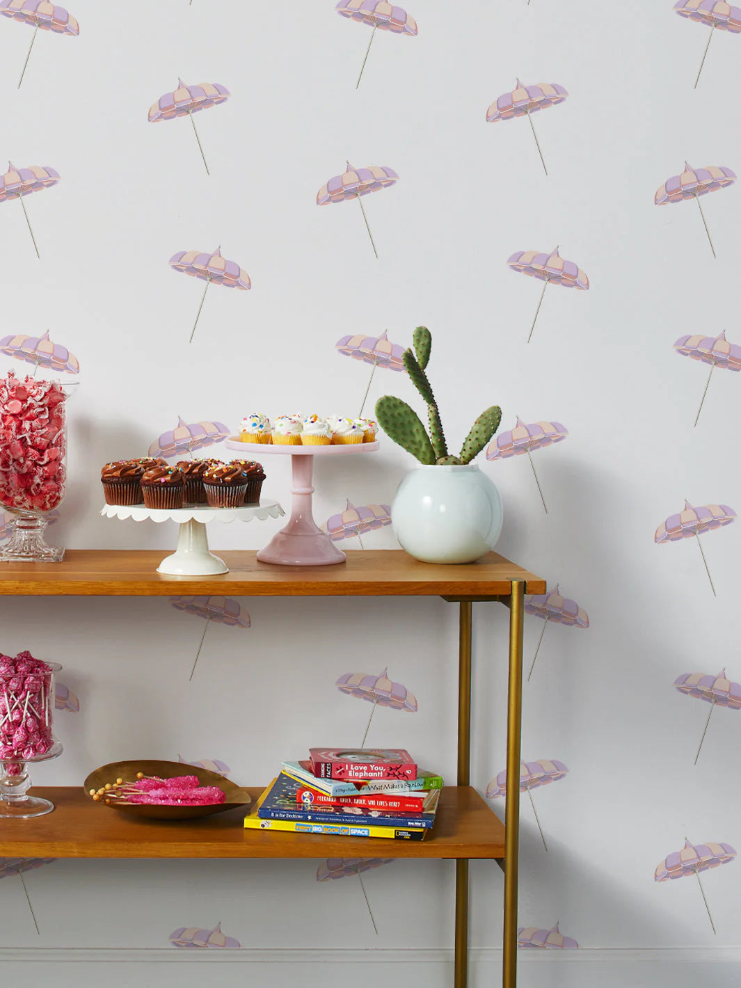 Barbie Land Umbrella Wallpaper -Barbie Movie Collection