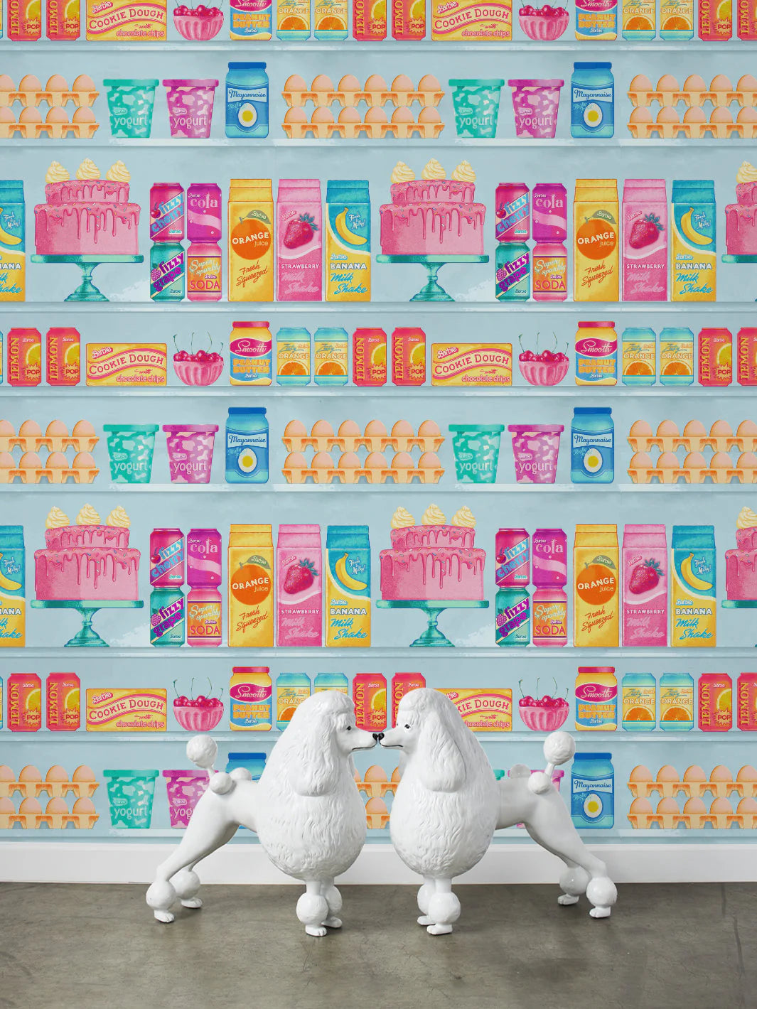 Barbie Pantry Wallpaper- Barbie Movie Collection