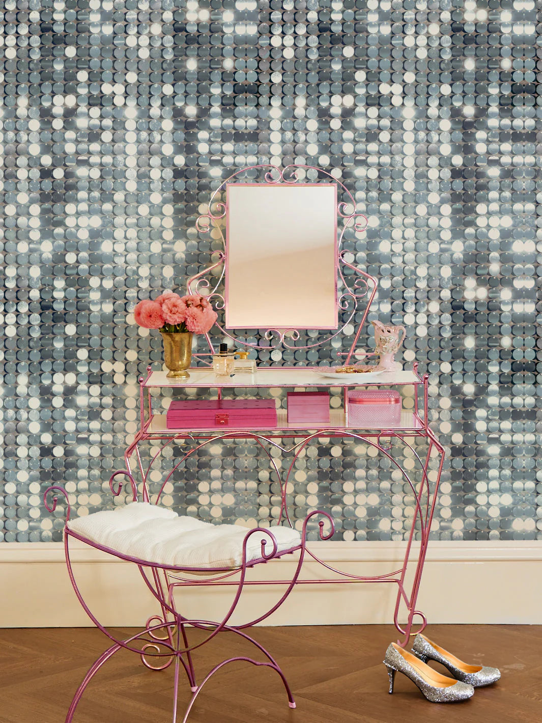 Barbie Sequin Wallpaper - Barbie Movie Collection