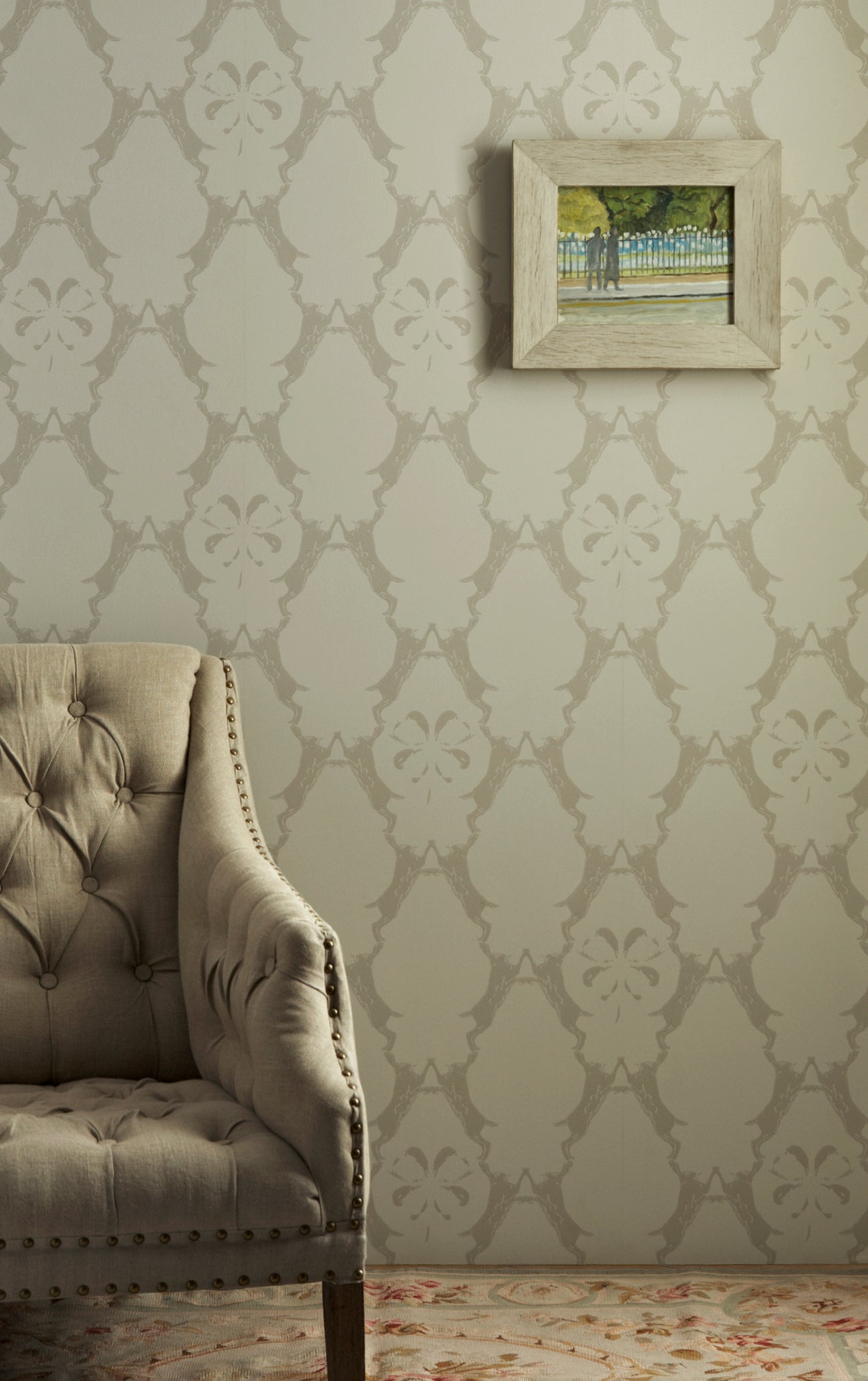 Boxing Hares Wallpaper