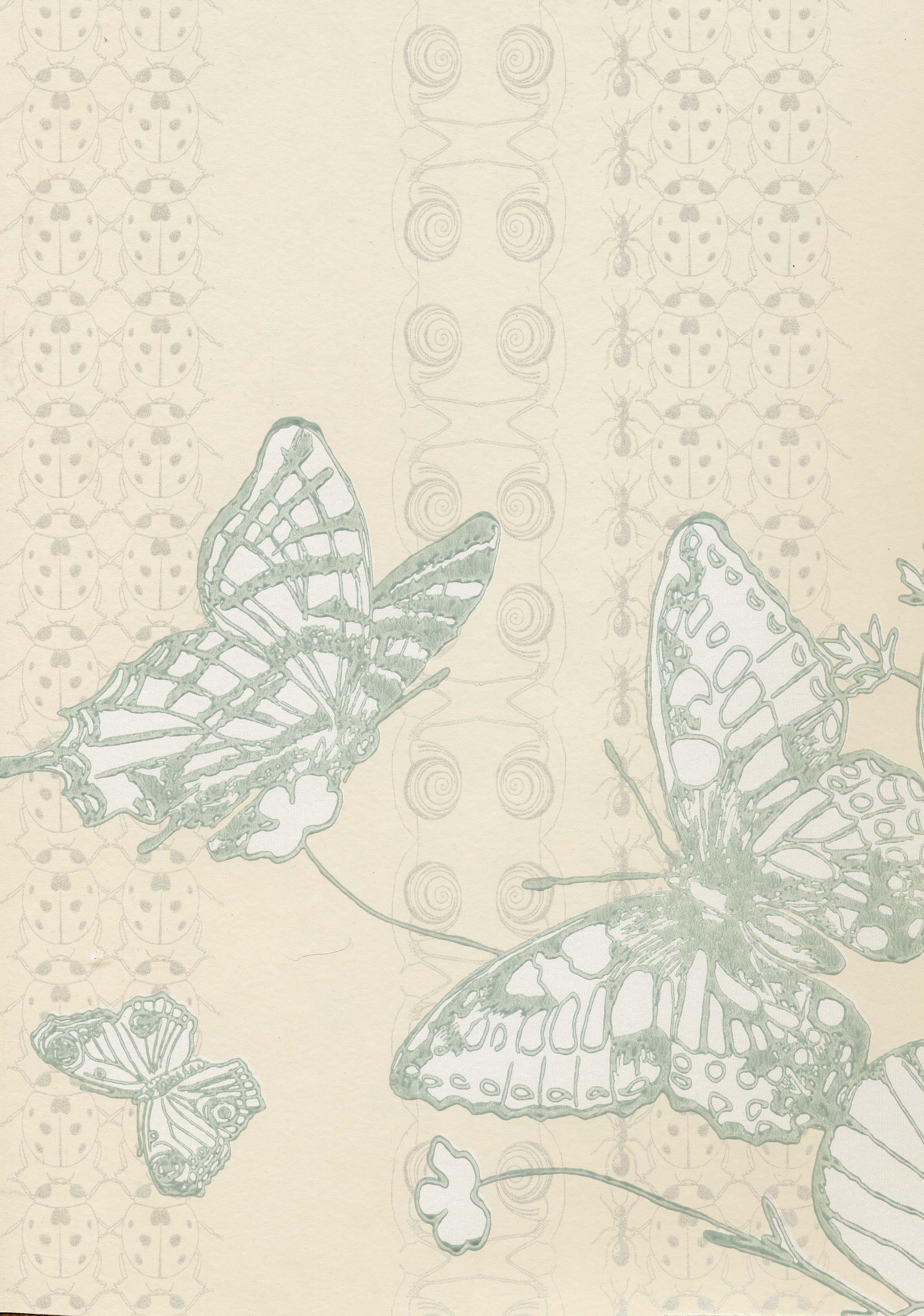Bugs and Butterflys Wallpaper
