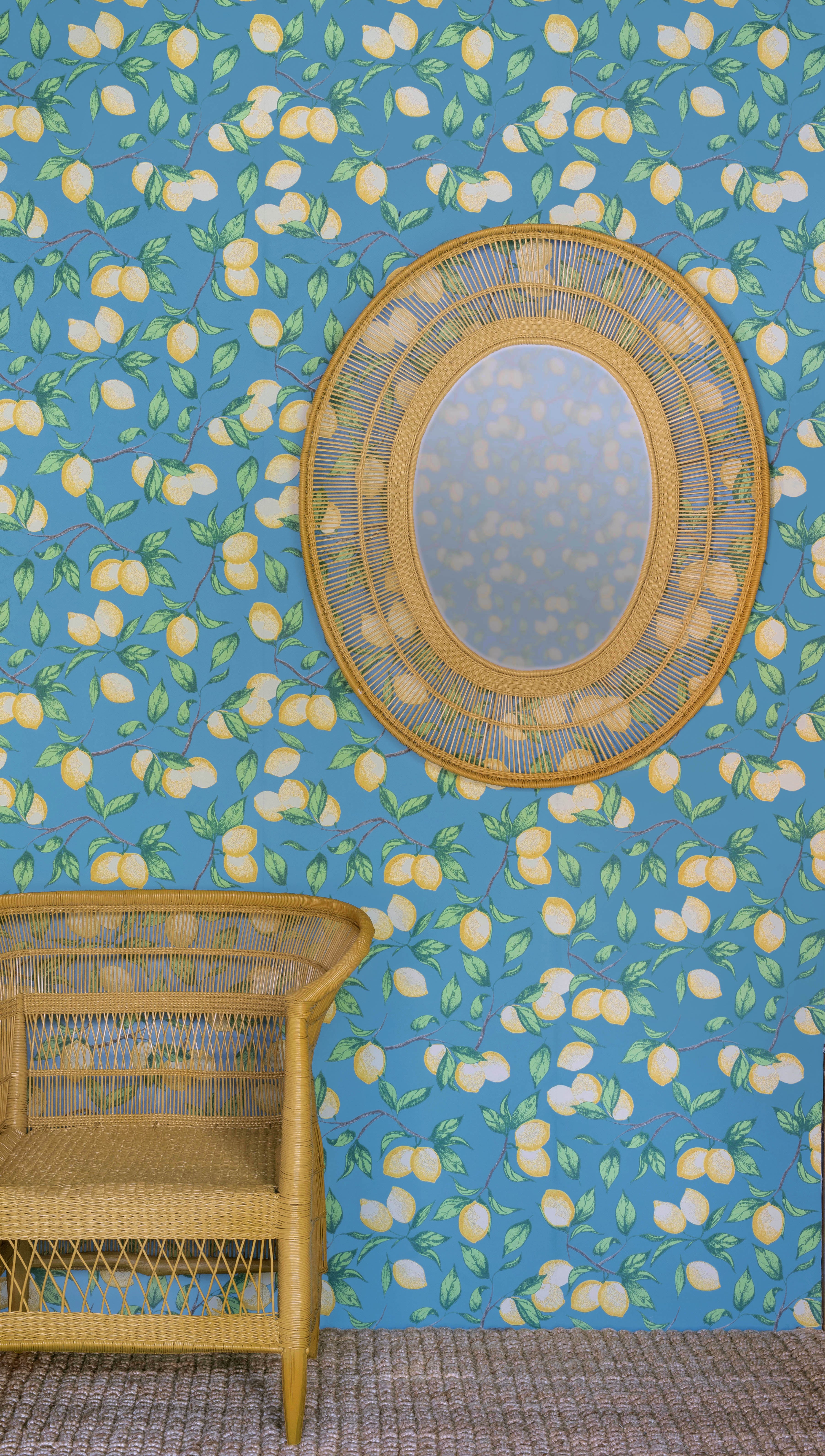 Capri Lemons Wallpaper