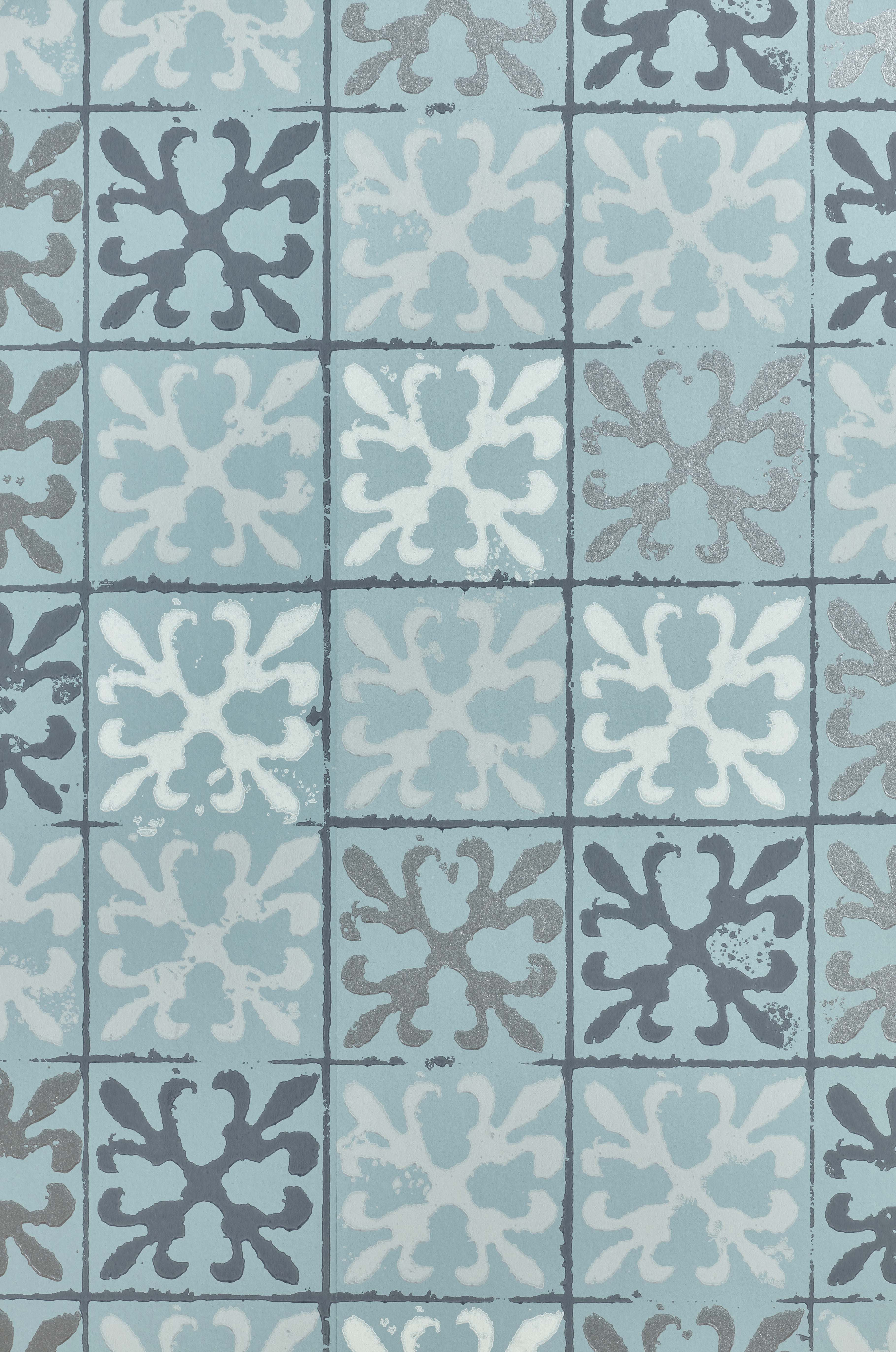 Fleur de Lys Tile Wallpaper