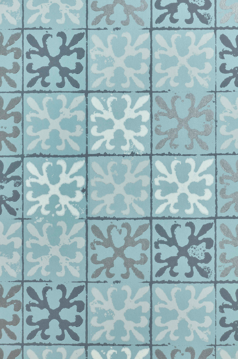 Fleur de Lys Tile Wallpaper