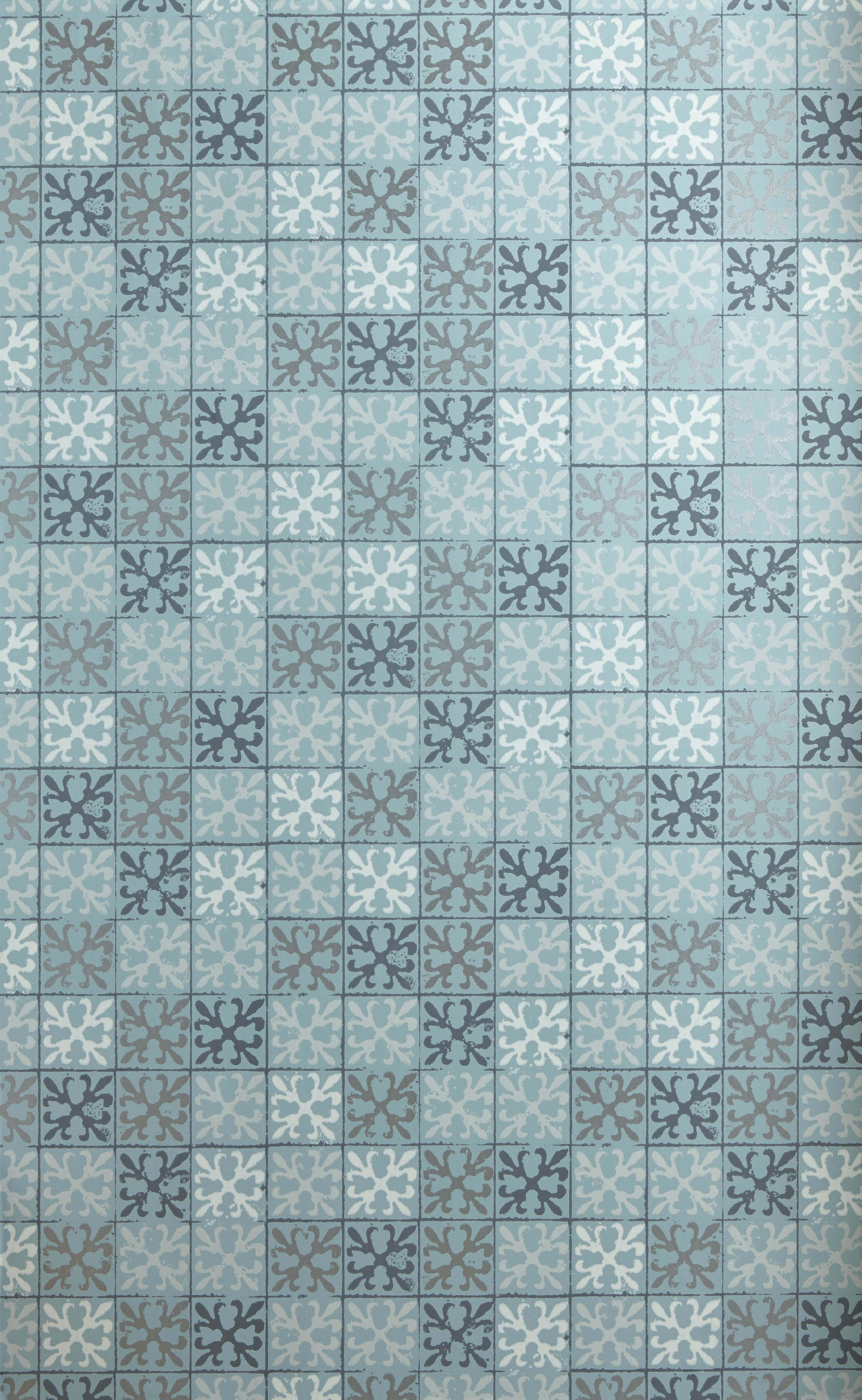 Fleur de Lys Tile Wallpaper