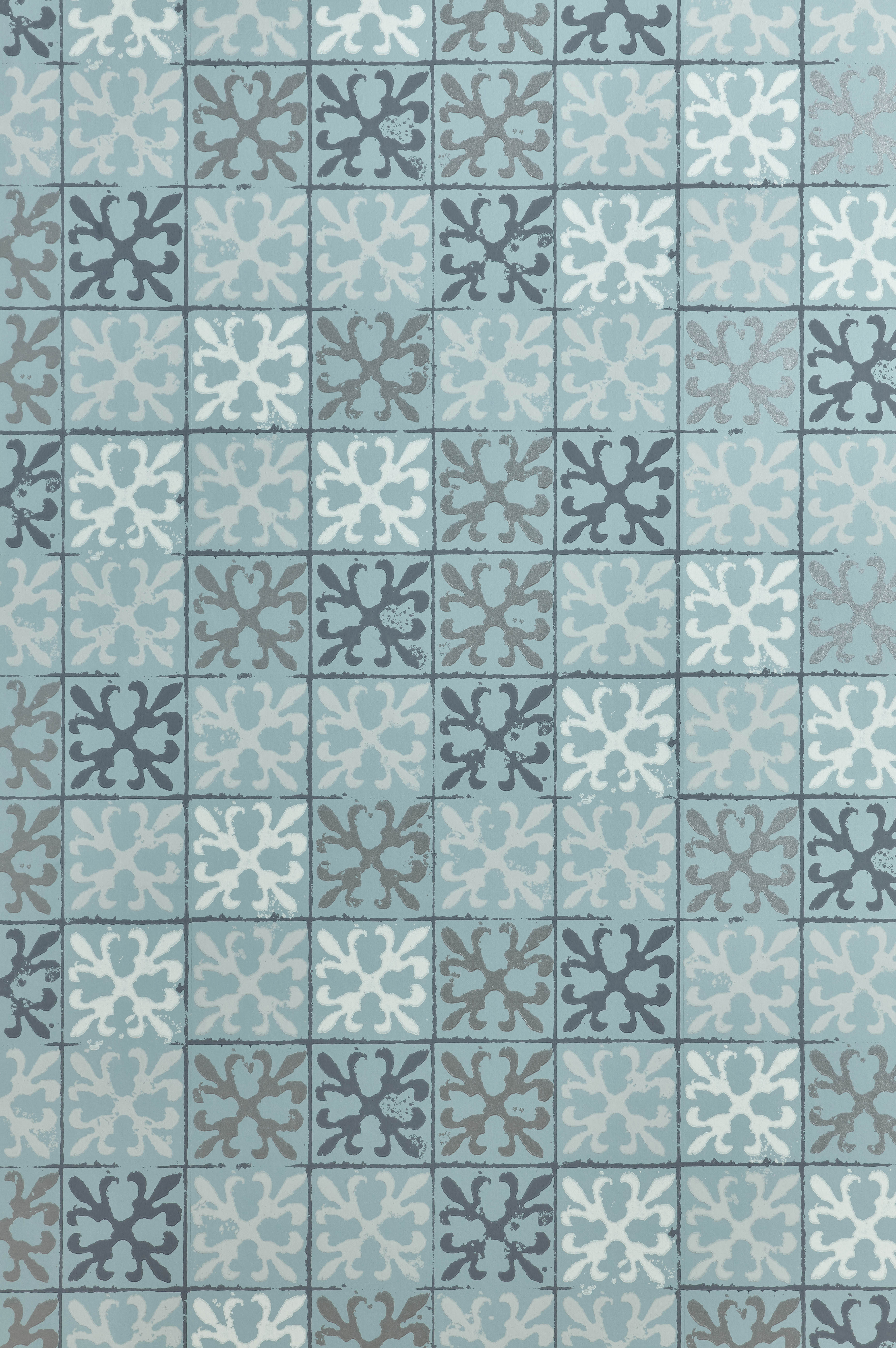 Fleur de Lys Tile Wallpaper