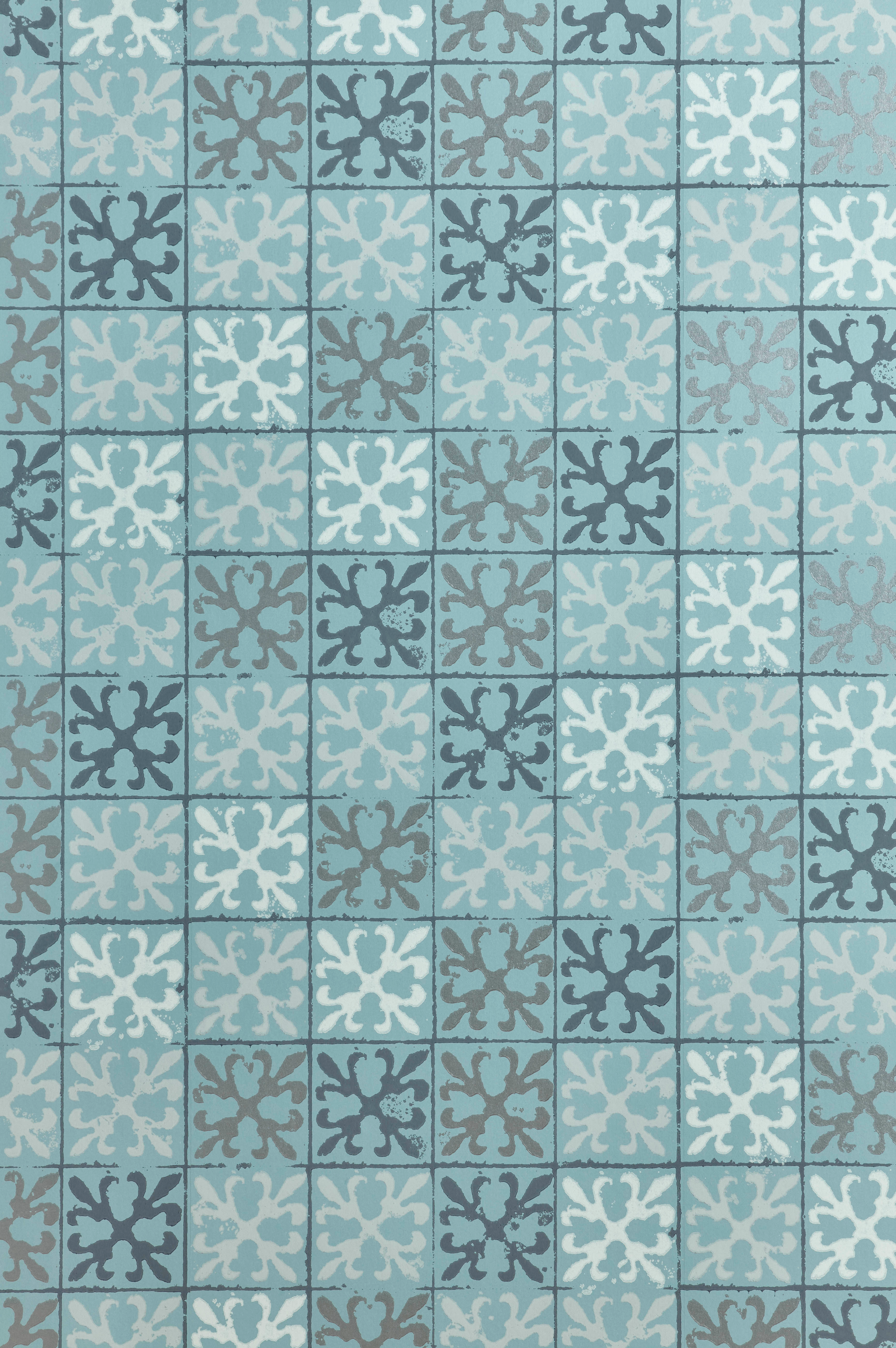 Fleur de Lys Tile Wallpaper