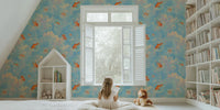 Bubble Fish Wallpaper Mural by HappyWall