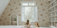 Cloudy Snuggles Mural by HappyWall