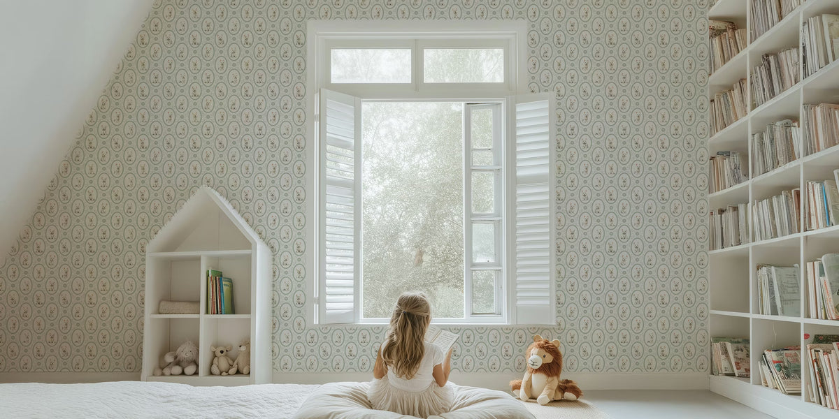 Cute Westie Dogs Mural by HappyWall