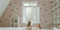 Cloudy Snuggles Mural by HappyWall