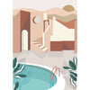 Labyrinth Archways Wall Panel by Casadeco