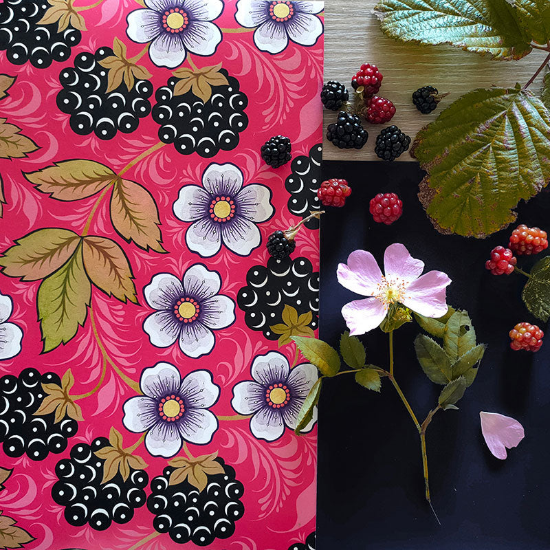 Blackberry Rose Wallpaper