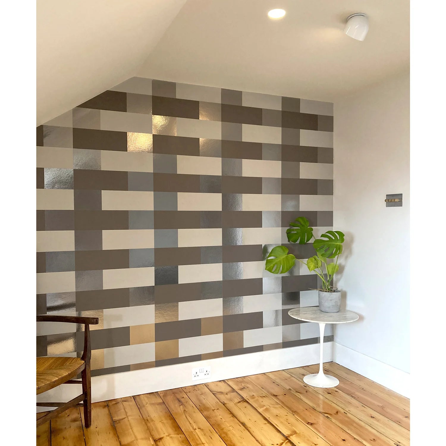 Block Wallpaper by Erica Wakerly