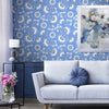 Neva Blue Wallpaper by Olenka Design