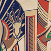 Blues Fantasia Superwide Textile Wallcovering by The Monkey Puzzle Tree (Sold per Lineal Metre)